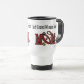 Zachte gestreken wieltjes Terrier MOM Giften Reisbeker (Voorkant rechts)