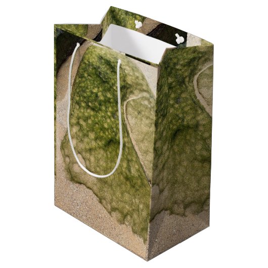 Zachte gevlekte strandrots Towoon Bay Medium Cadeauzakje (Achterkant Gekanteld)