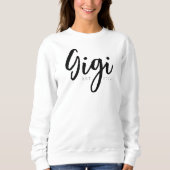 Zachte Gigi EST Jaar Cozy Script Ontwerp Trui (Voorkant)