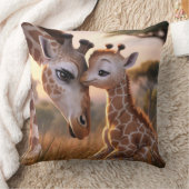 Zachte Giraffe Liefde: Baby kust Moeder Kussen (Deken)