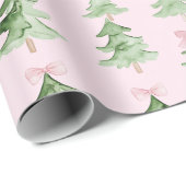 Zachte Girly Kerstmis Cadeaupapier (Rol Hoek)
