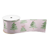 Zachte Girly Kerstmis Satijnen Lint (Spoel)