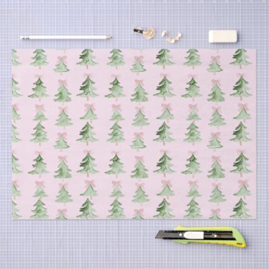 Zachte Girly Kerstmis Tissuepapier (Craft)