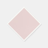Zachte Glamour - Blush Whisper Roos Solid Servet (Hoek)