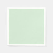 Zachte Glamour - Mint Elegance Solid Servet (Voorkant)