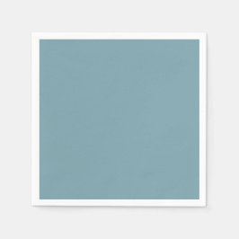 Zachte Glamour - Misty Blue Slate Solid Servet