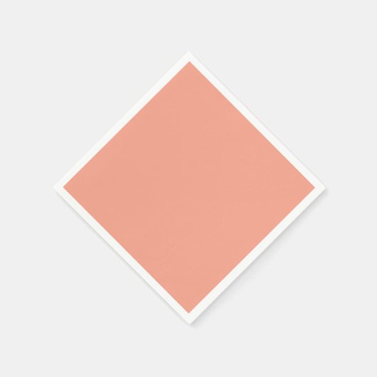 Zachte Glamour - Zachte Perzik Sorbet Solid Servet (Hoek)