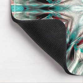 Zachte gloed op blauwe zandtextuur, kaleidoscoopst muismat