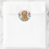 Zachte Golden Retriever Sticker (Tas)