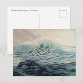 Zachte Golf van Waardering Ansichtkaart Briefkaart (Voorkant / Achterkant)