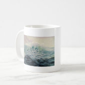 Zachte golf waardeert schoonheid van Natuur Mok (Voorkant links)
