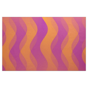 Zachte golven oranje magenta + uw ideeën stof