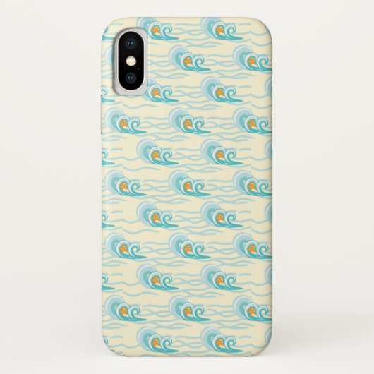 Zachte golven patroon Case-Mate iPhone case (Achterkant)