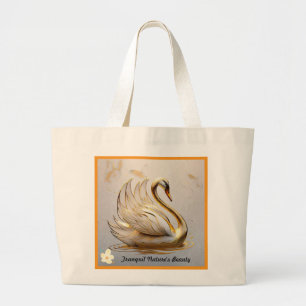 "Zachte golven van vrede" Grote Tote Bag