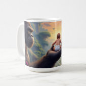 zachte gorilla koffiemok (Voorkant links)