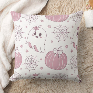 Zachte Goth Pastel Halloween Patroon Kussen