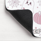 Zachte Goth Pastel Halloween Patroon Muismat (Hoek)