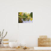 "ZACHTE GOUDEN REFLECTIES/SPiegelglad OPPERVLAK VA Poster (Keuken)