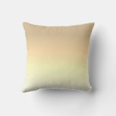 Zachte goudgele witte beige kussen (Achterkant)
