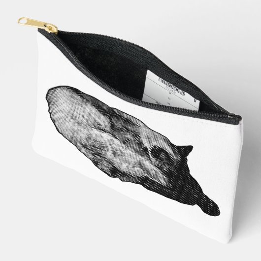 zachte graanplooi etui (Open)