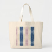 Zachte Gradiënt Gescheurde Rand Grote Tote Bag (Voorkant)