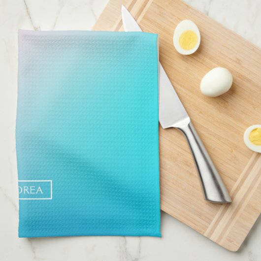 Zachte gradiënt iriserende achtergrond theedoek (Quarter Fold)