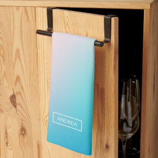 Zachte gradiënt iriserende achtergrond theedoek