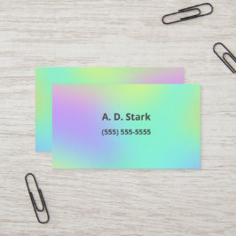 Zachte gradiënt, kleurrijke Visitekaartjes