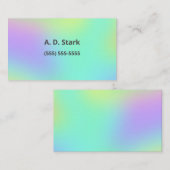 Zachte gradiënt, kleurrijke Visitekaartjes (Voorkant / Achterkant)