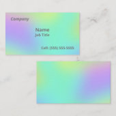 Zachte gradiënt, kleurrijke Visitekaartjes (Voorkant / Achterkant)