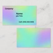 Zachte gradiënt, kleurrijke Visitekaartjes (Voorkant / Achterkant)