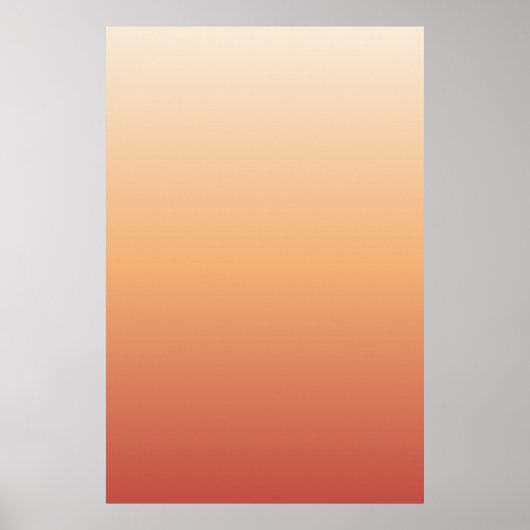 Zachte Gradiënt Minimalistische Wandkunst Poster (Voorkant)