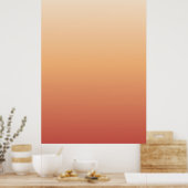 Zachte Gradiënt Minimalistische Wandkunst Poster (Keuken)
