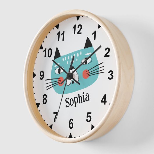 Zachte grappige kat voor kinderkamer (Hoek)