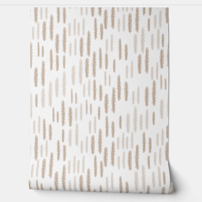 Zachte grijze bruine dennennaalden behang (Afrollen)