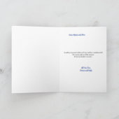 Zachte Grijze Winter Schuur Kerstkaart Feestdagen Kaart (Binnen)