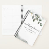 Zachte Groene Aquarel Blad | Goudstof Planner (Display)