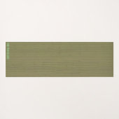 Zachte groene bamboe textuur yoga mat (Achterkant (horizontaal))