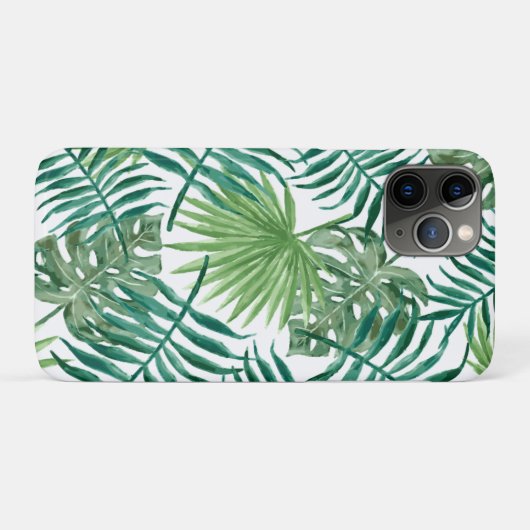 Zachte groene bladeren Case-Mate iPhone case (Achterkant (horizontaal))