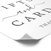 Zachte groene cadeaus en kaarten bord poster (Hoek)