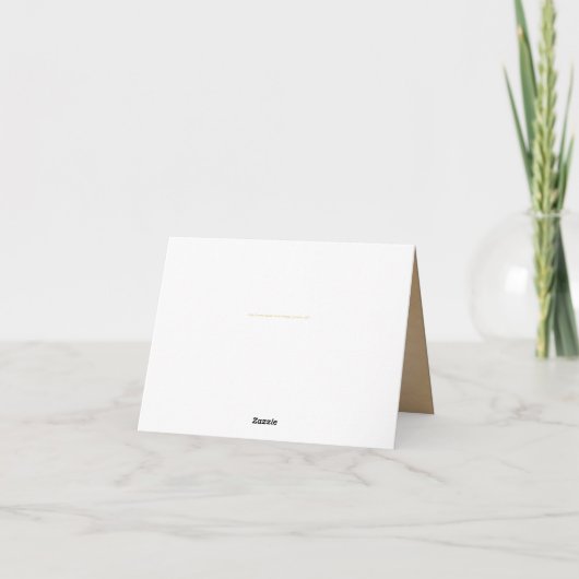 Zachte groene cirkel G Square Labels Bedankkaart (Achterkant)