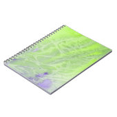 Zachte groene en lavendel harmonie notitieboek (Linkerzijde)