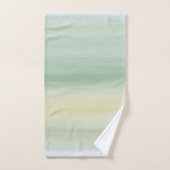 Zachte groene gele Waterverf Dream #1 #schilderij  Bad Handdoek (Handdoek)
