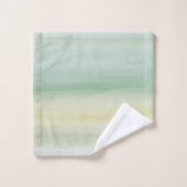 Zachte groene gele Waterverf Dream #1 #schilderij  Bad Handdoek (Wasdoekje)