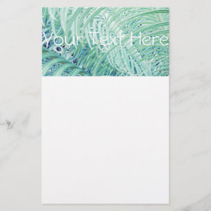 Zachte Groene Plant Palmblad Briefpapier