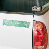 Zachte Groene Plant Palmblad Bumpersticker (Op Truck)