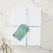 Zachte Groene Plant Palmblad Cadeaulabel (Met Touw)