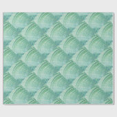 Zachte Groene Plant Palmblad Cadeaupapier (Vlak)
