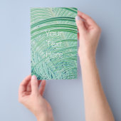Zachte Groene Plant Palmblad Flyer (Hand)