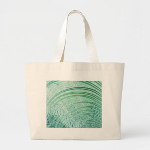 Zachte Groene Plant Palmblad Grote Tote Bag